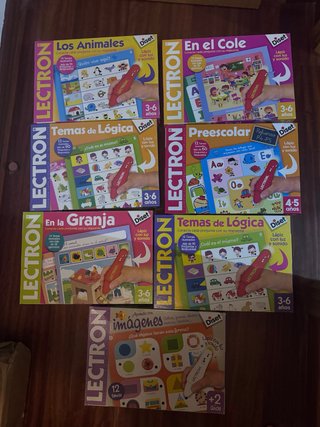 Lote 7 juegos Lectron Diset