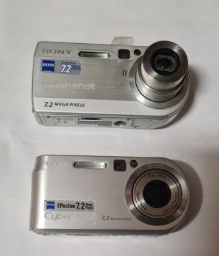 Cámara Sony Cyber-shot DSC-7.2 megapixel Plata