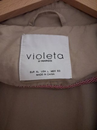 Gabardina Beige Violeta