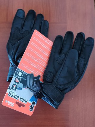Guantes Moto CUERO JUBA BIKER Talla 9/L