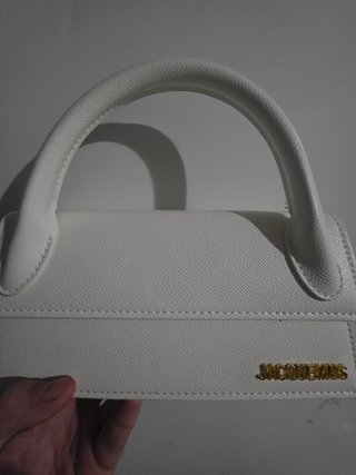 Bolso Jacquemus Blanco y Dorado