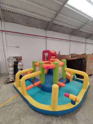 Castillo hinchable Baralir XXL con tobogán