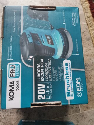 Lijadora Koma Pro Series 20V Li-Ion
