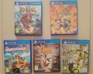 Pack 5 Videojuegos PS4 (también por separado)