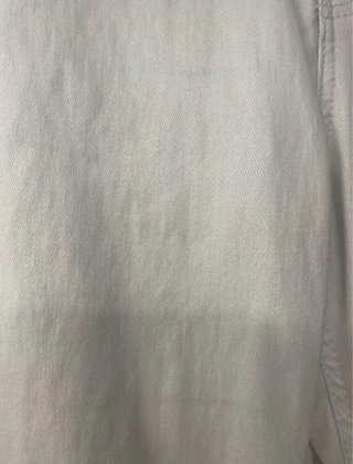 Pantalón encerado blanco Pull&Bear