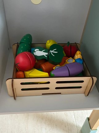 Cocinita de madera infantil