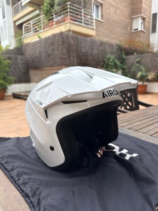 Casco Trial Airoh TRR II Blanco Brillante