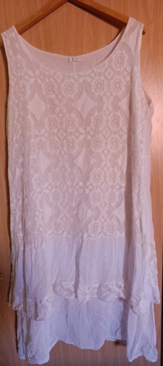 Vestido blanco sisa 58 encaje