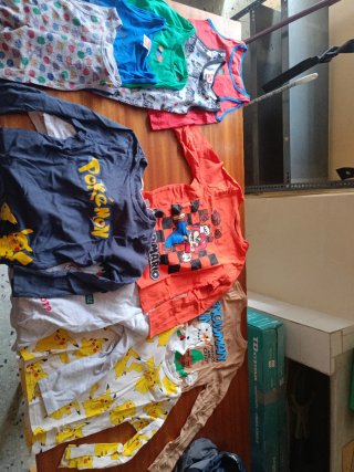 Lote 6 Camisetas Manga Larga Talla 6-7