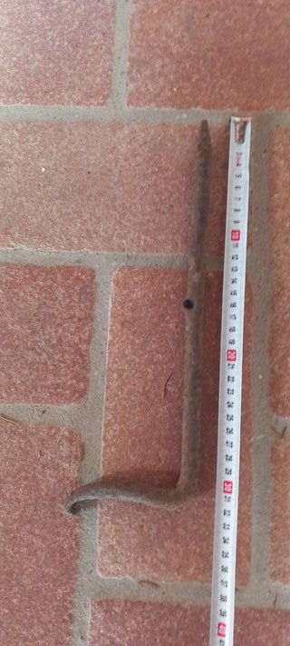 Chiavistello Antico Ferro Battuto Autentico
