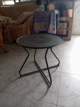 Tavolo rotondo in ferro