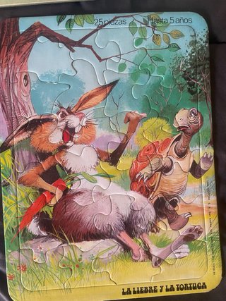 Lote 5 Puzles Infantiles Vintage