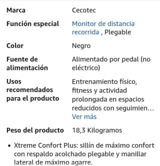 Bicicleta Plegable Drumfit X Bike Neo Pro Cecotec