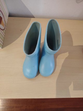 Botas de agua infantiles (azul y rosa) talla 23