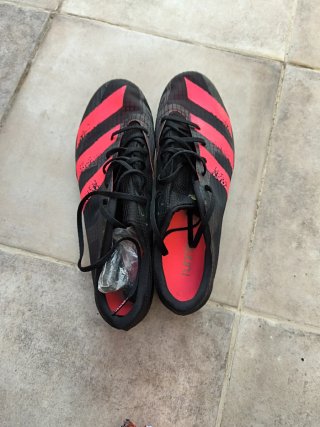 Zapatillas Adidas Hombre Negras y Rojas/ rosado