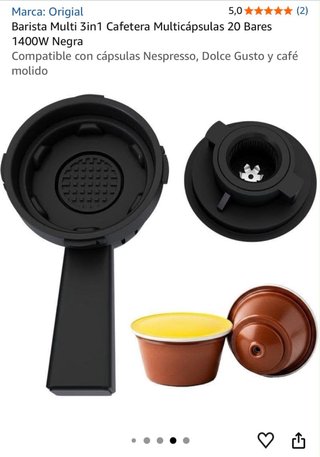 Cafetera Barista Multi 3 en 1