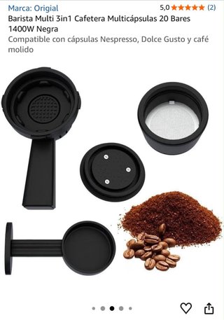 Cafetera Barista Multi 3 en 1