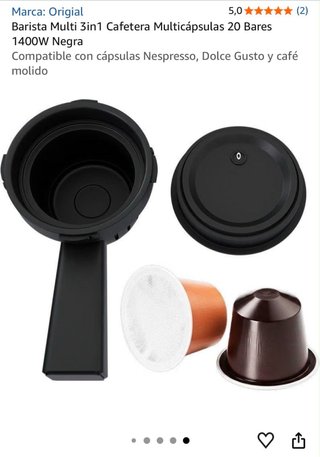 Cafetera Barista Multi 3 en 1