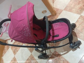 Silla de paseo rosa