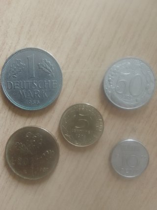 Lotto di monete usate
