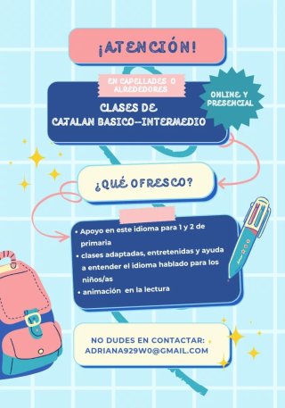CLASES DE CATALAN BASICO–INTERMEDIO