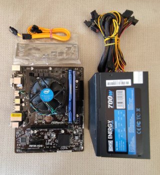 Placa ASRock H81M-HDS + i5 + 16GB RAM + 700W