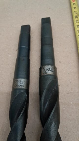 Punte per trapano a colonna 19mm e 21.5mm - 2 pz