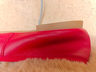 Bailarinas piel Mango Talla 40 Rojas