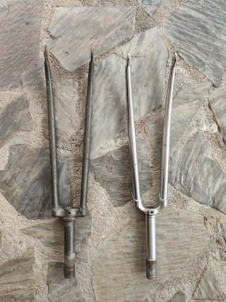 Horquillas delanteras  antiguas.