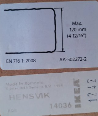 Cuna HENSVIK IKEA Blanca