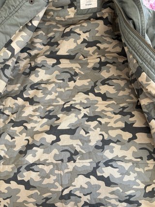 Chaqueta militar niño verde