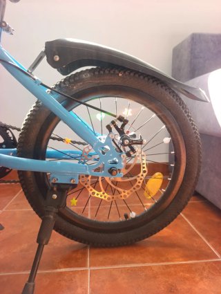 Bicicleta infantil azul