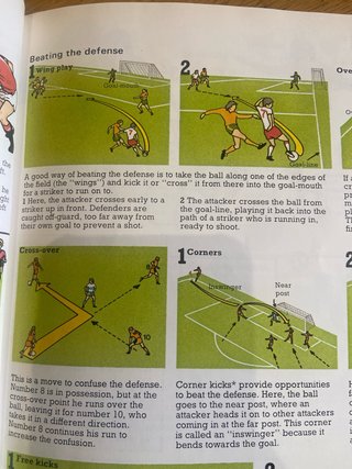 Libro infantil sobre fútbol en inglés