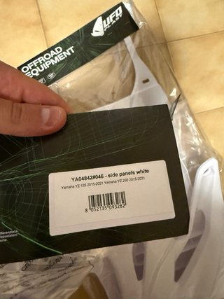 Kit plastiche UFO per Yamaha YZ 125/250