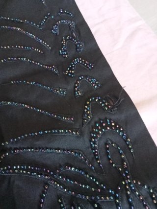 Camicia Gaudi nera con decorazioni