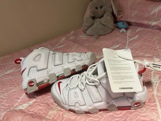 Nike Air More Uptempo 96 Bianco e Rosso