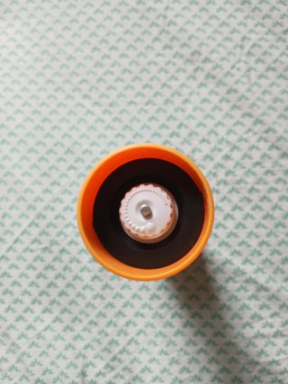 Macina pepe e sale arancione trasparente