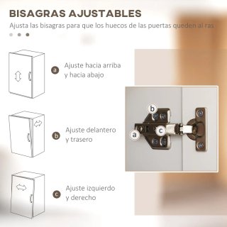 Armario auxiliar multifunción, marca HOMCOM