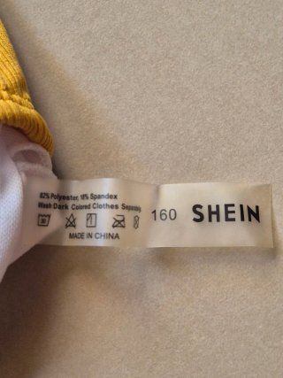 Costume Shein giallo taglia S