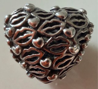 6 Charms Pandora Originales Plata y Oro 14k