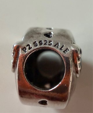6 Charms Pandora Originales Plata y Oro 14k