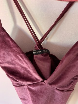 Top Stradivarius Rosa Cruzado Espalda