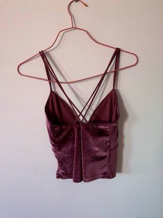 Top Stradivarius Rosa Cruzado Espalda