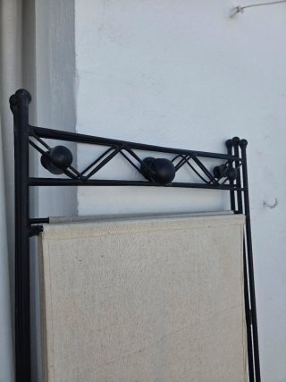 Biombo separador de tela
