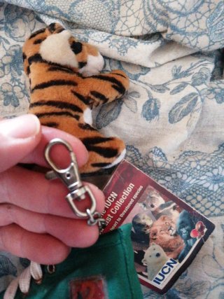 Portachiavi Tigre Peluche IUCN Red List