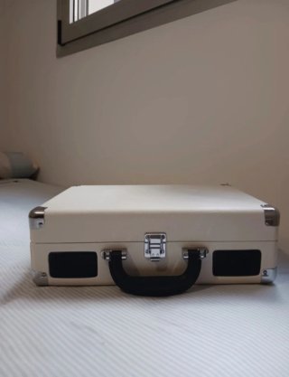 Tocadiscos Maleta Blanco