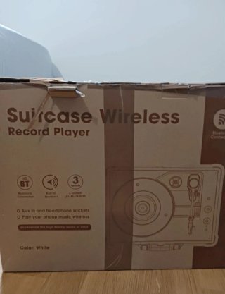 Tocadiscos Maleta Blanco