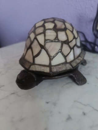 Lámpara Tortuga Tiffany Mosaico Cristal