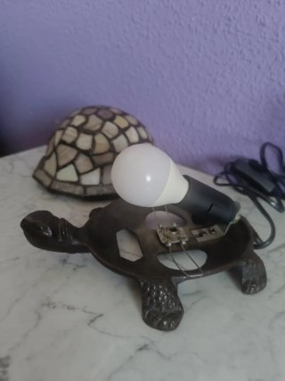 Lámpara Tortuga Tiffany Mosaico Cristal