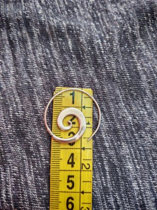 Orecchini a spirale argento